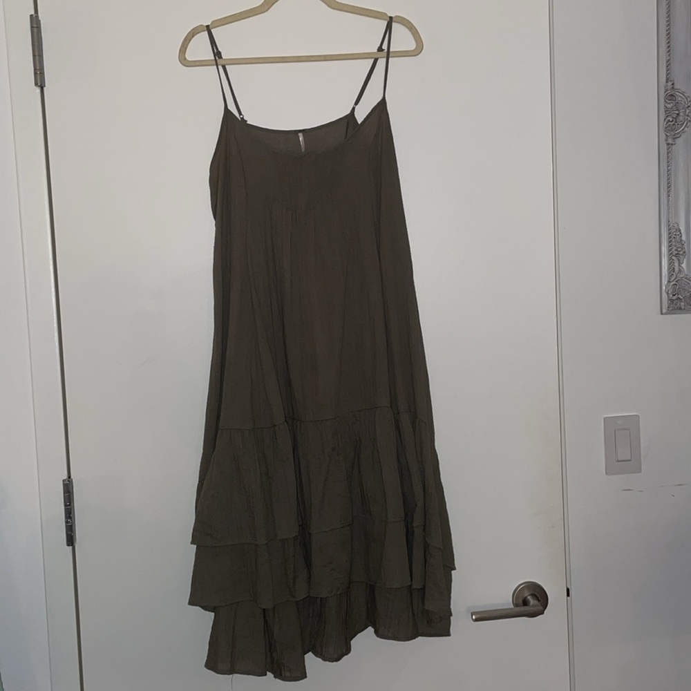 Free People Ruffle Maxi Dress